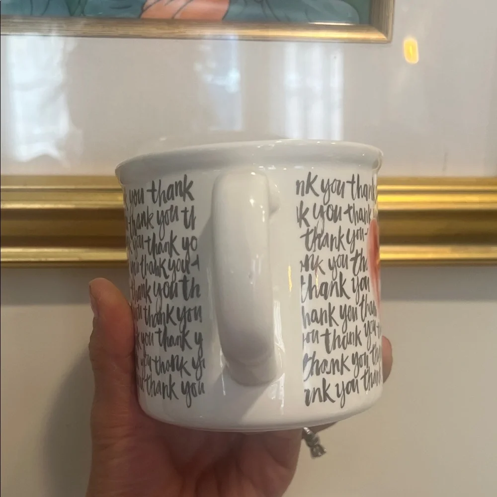 William Sonoma Mug ☕️🏥Thank You Mug with Heart Design